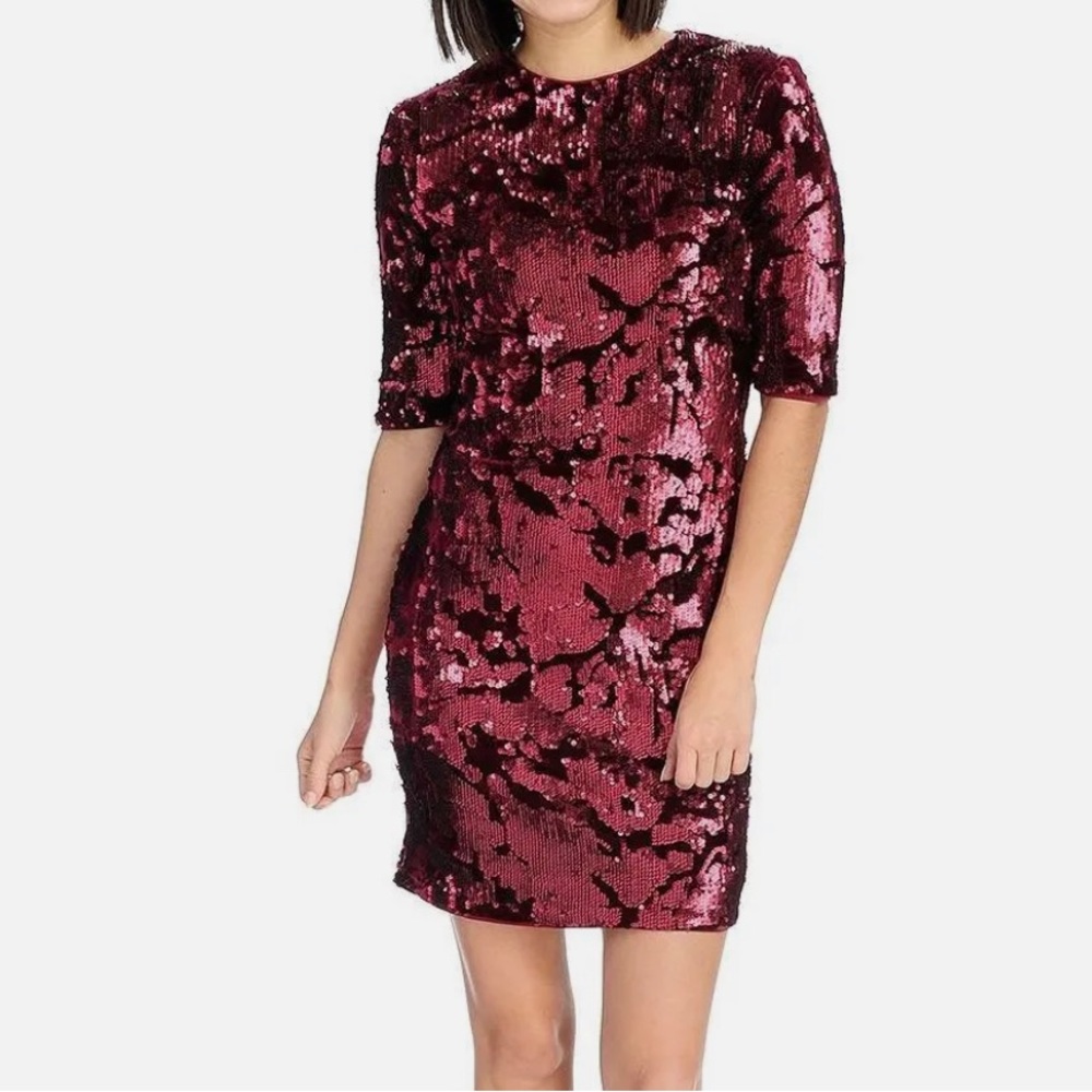 Marc Brouwer Velvet and Sequin Dress